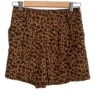 A New Day Womens Leopard Print Shorts